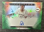 DERIK QUEEN - 2025-26 Topps Inception Rookie GREEN ELECTRICITY AUTO 7/8 SSP RC