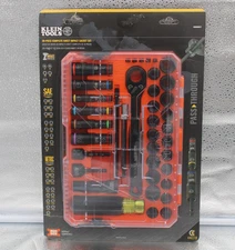 Klein Tools 65500KNECT 39-Piece Complete KNECT Impact Socket Set SAE/Metric