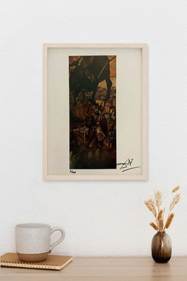 SALVADOR DALI ORIGINAL  SIGNED LITHOGRAPH, COA AND APPRAISAL FOR $3,500 USD.