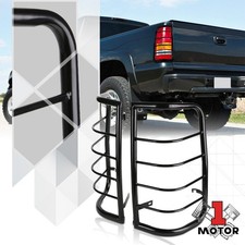 Black Stainless Steel Tail Lightlamp Guard Protector For 99-07 Silveradosierra Black Stainless Steel Tail Lightlamp Guard Protector For 99-07 Silveradosierra