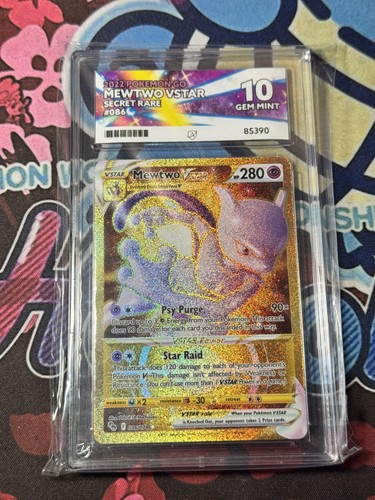 Mewtwo VSTAR graded ACE 10 for sale on eBay