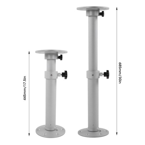 •Gamba Tavolo Rimovibile 445‐685mm Altezza Regolabile Telescopica Lega Alluminio - Foto 5 di 24