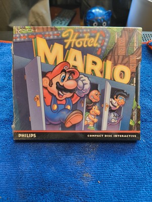 Hotel Mario Philips CD-i. Complete In Box factory Sealed Original