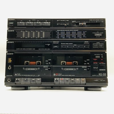 Sony XO-D5 HST-D5 HiFi Stack System Amplifier Equalizer Sammlerstück DEFEKT