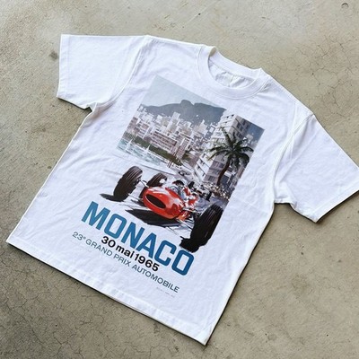 MONACO RACING GRAPHIC UNISEX T-SHIRT S-5XL