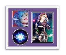 Kylie Minogue Autographed Signed 11x14 Custom Framed CD Photo Disco ACOA