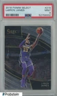 2018 Panini Select #215 LeBron James Los Angeles Lakers PSA 9 MINT
