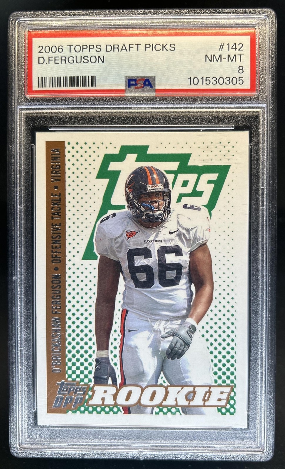 D'Brickashaw Ferguson Topps Draft Picks & Prospects #142 Base