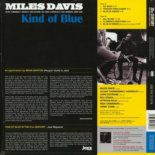 Miles Davis - Kind Of Blue Blue Vinyl Edition (1959 - EU - Reissue) - Bild 2 von 2