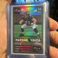 Marshal Yanda Tecmo Bowl Custom art Card Art Ravens /99