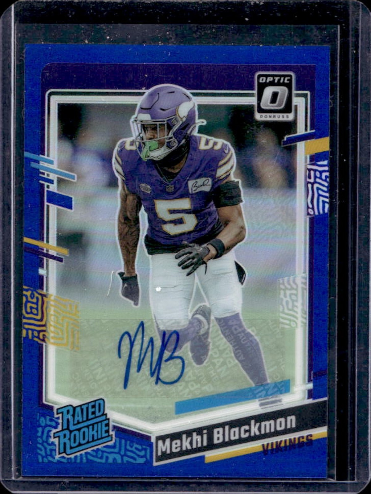 Mekhi Blackmon Panini Donruss Optic #272 Autograph-Blue