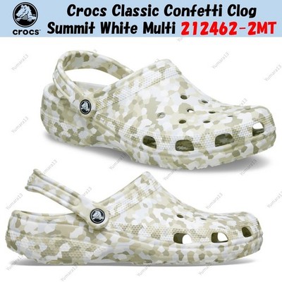 Crocs Classic Confetti Clog Summit White Multi 212462-2MT Unisex Gr.