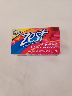 #ad #ad VTG Discontinued Zest Tropical Fresh Bar Soap 3.2 oz 90g Clean Refreshing Scent $26.00