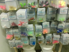 25 assorted packs hand tied crappie jigs