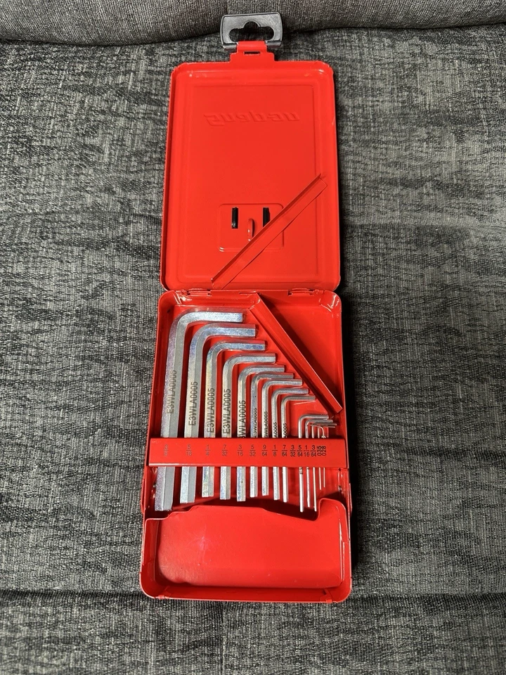 Snap-On Tools 14 Piece Hex Key Set .028-3/8” Size Brand New USA 3/32 Missing - Image 4 of 4