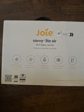 NEW Joie Savvy lite 3-in-1 Baby Carrier – Lightweight, Ergonomic Baby Carrier