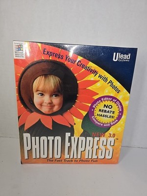 ULEAD SYSTEMS PHOTO EXPRESS 3.0 WINDOWS NT & WINDOWS 98 BIG BOX NEW SEALED