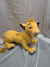 2002 Simba Lion King Plush 18  Disney Hasbro Large Stuffed Animal Vintage