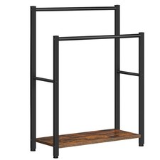 HOOBRO Free Standing Towel Rack for Bathroom, 22" L x 9.4" W x 31.5" H, 2 Tie...