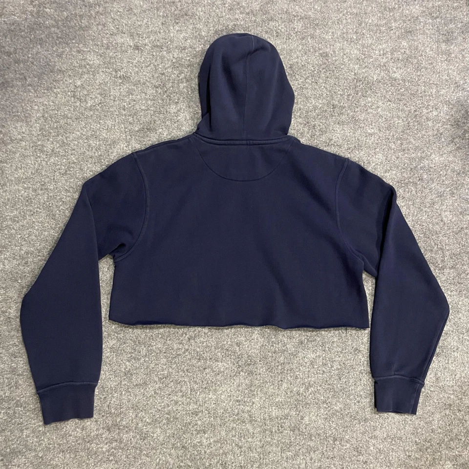 Retro Denver Nuggets Cropped Hoodie Sweatshirt Womens Medium NBA Basketball GIII - Image 2 of 4