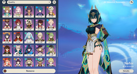 Genshin Impact AR 60 America - Nefer - Skirk - Mavuika - Varessa - Columbina