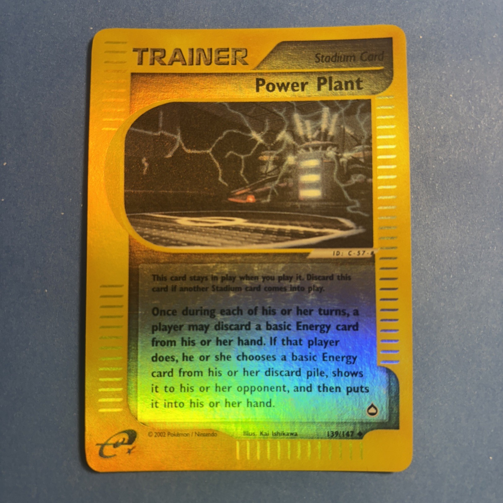 Pokémon TCG— Power Plant 139/147 Aquapolis Reverse Holo NM