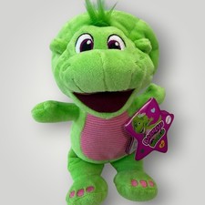 Barney World Toddler Toy Plush Baby Bop 8-Inch Dinosaur Character for Preschool