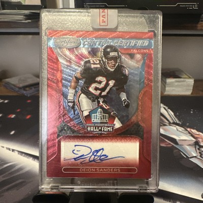 2022 Panini Certified Deion Sanders Auto Canton 1/10 Autograph HOF Sealed