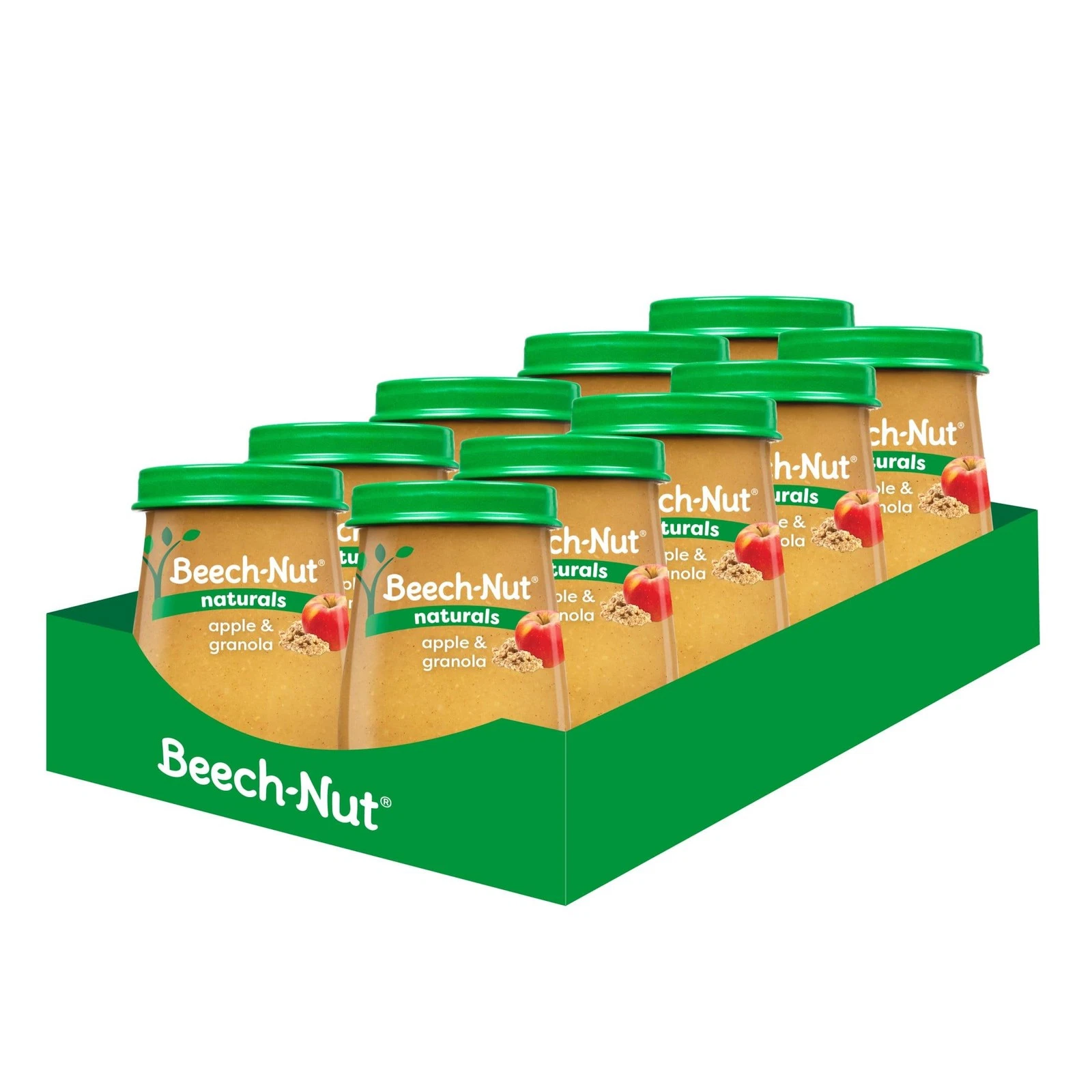 Beech-Nut Naturals Stage 2 Baby Food, Apple & Granola, 4 oz Jar (10 Pack)
Opens in a new window or t