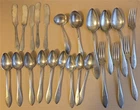 Antique Sterling Silver Towle Flatware Set Lafayette 22 pcs. approx. 2 lb c.1905