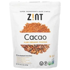 Zint Raw Organic Cacao Powder 16 oz 454 g Dairy-Free, Gluten-Free, Kosher,