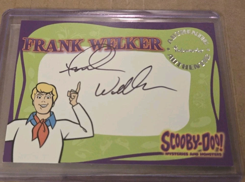 2003 Inkworks Scooby Doo Mysteries & Monsters Frank Welker A4 Autograph card Fre - Image 2 of 4