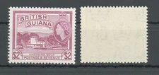 1961 British Guiana - Stanley Gibbons No. 344a - $2 deep purple - MNH**