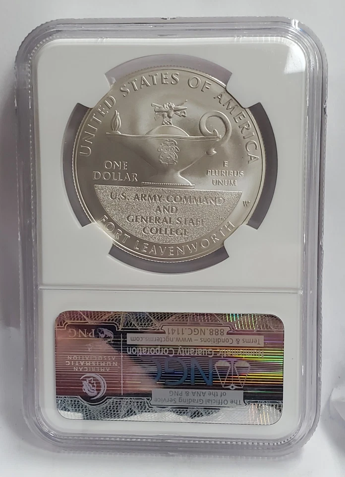2013-W Silver 5 Star Generals (Marshall & Eisenhower) NGC MS70 Early Releases - Image 2 of 2