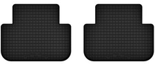 Gummimatten hinten passend f�r BMW 5 E60 2003 - 2010 Schwarz Gummi Fu�matten