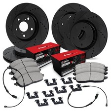 For Mercedes-Benz GLS450 17-19 Brake Kit Drilled & Slotted Front & Rear Brake