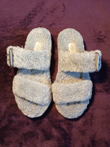 UGG Oh Yeah Soffici Morbidi Sandali Ciabatte Grigio Donna Taglia (LEGGI)