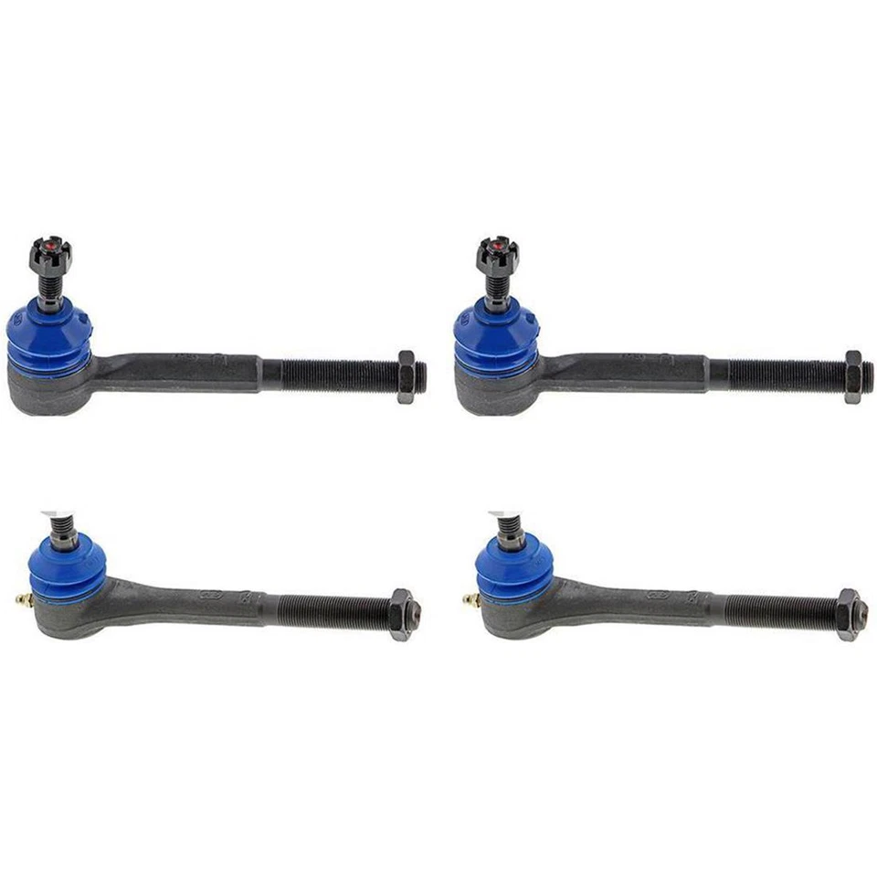 Front Inner Front Outer Steering Tie Rod End for 1988-2000 Chevrolet K3500 - Image 2 of 2