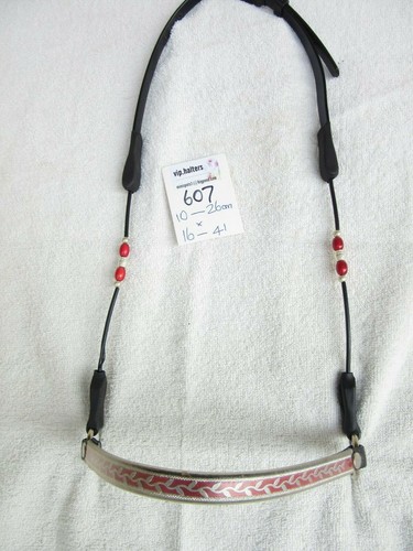 *** 607 - Arab Arabian cable beaded Show Halter/bridle - SMALL size***