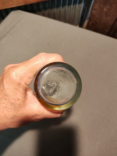 Drinking Glass Printed Sombrero Mule Yellow Blue Geometric - Picture 9 of 12