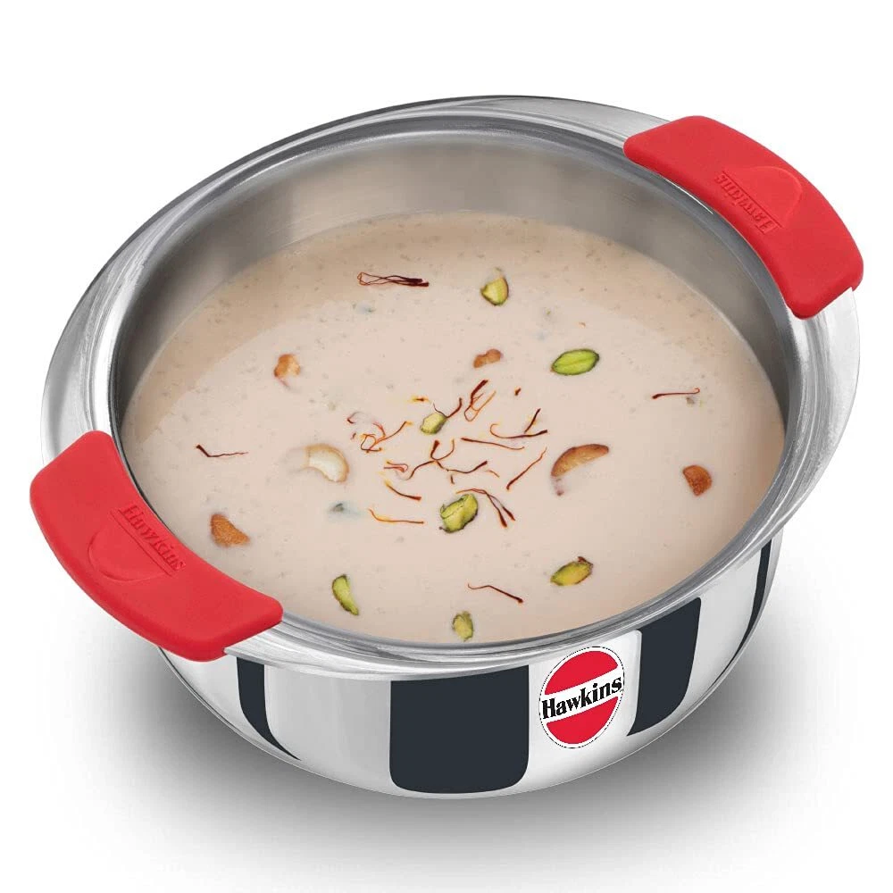2.5 Liter Stockpot Metro Patila, Triply Stainless Steel Tope, Induction Set of 1