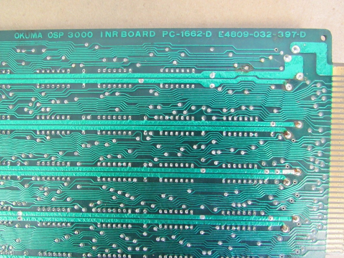 OKUMA E4809-032-397-E オクマ OSP3000 OKUMA OPUS 3000 INR BOARD PC-1662-D PN E4809-032-397-D | eBay