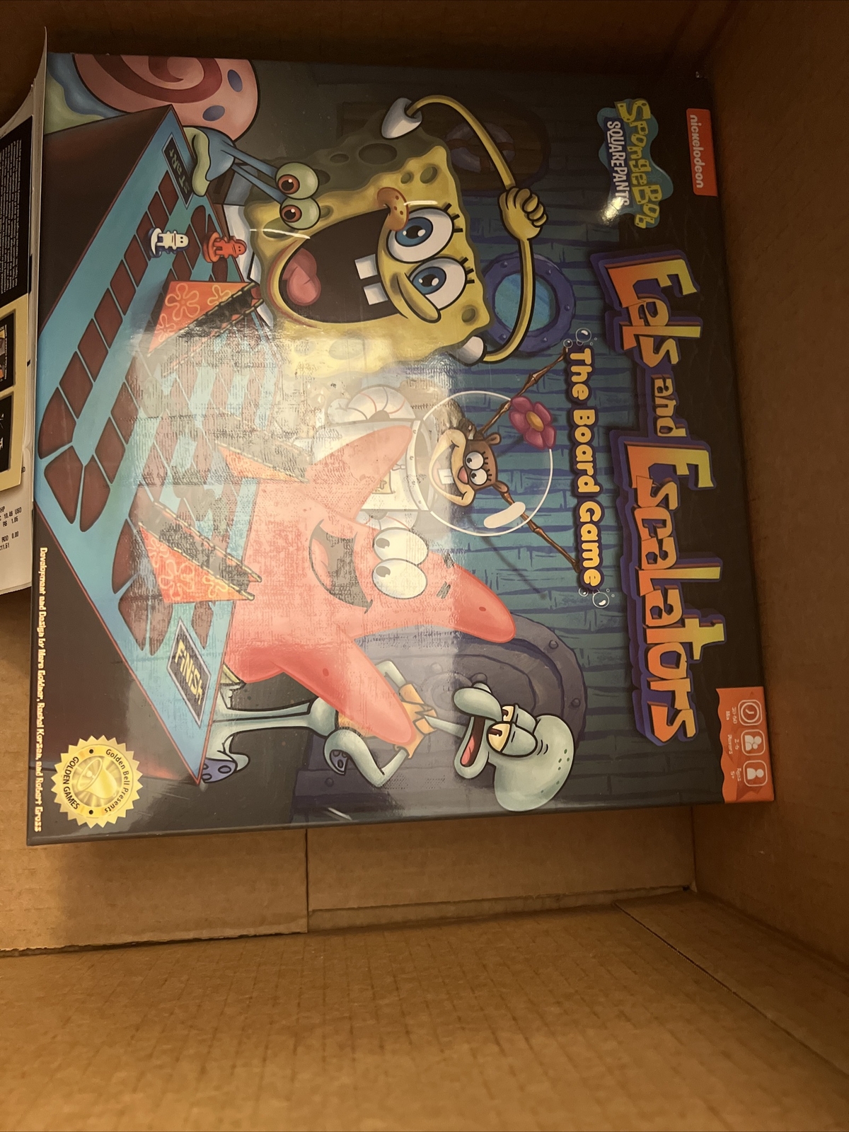 SpongeBob SquarePants Eels And Escalators The Board Game Hot Topic  Exclusive NIB | eBay