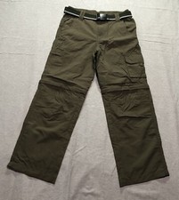 Women's Cargo Pants Medium Casual Belted Utility Lounge Indie Olive Green