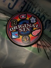 Original 6 Hockey PUCK NHL Stanley Cup Champion Quality