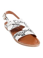 Solada Sandali donna bassi pitonati