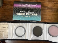 Zykkor 3 Lens Video Filter Kit UV, ND-4, F-D Filter