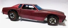 RESTORED, CUSTOM HAND MADE, HOT WHEELS REDLINE MONTE CARLO MAGENTA 1974 CASTING