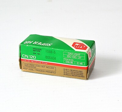 Fujicolor Fuji Super HR 100 CN 120 Medium Format Color Film | eBay