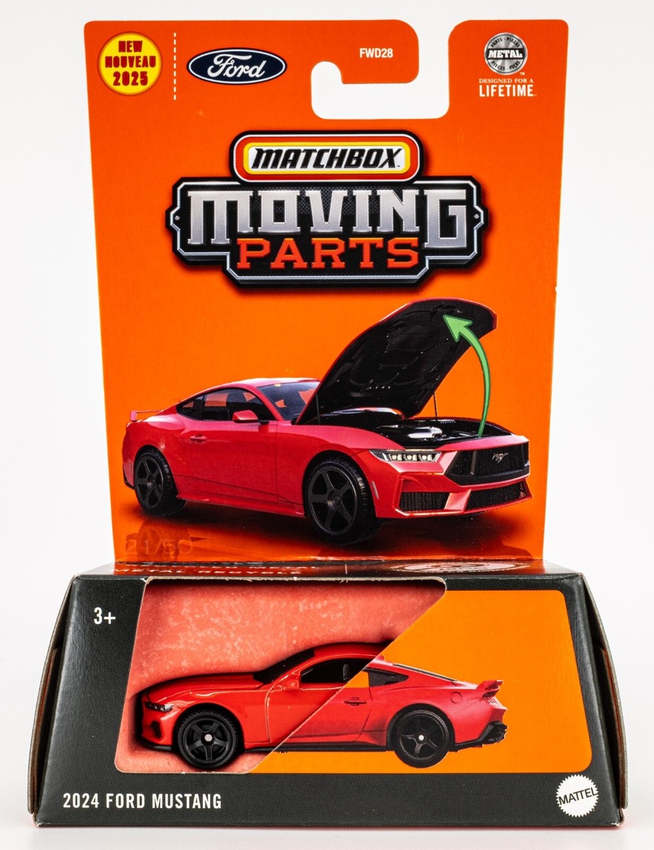 2025 Matchbox Moving Parts #21 2024 Ford Mustang RACE RED | FSC | eBay